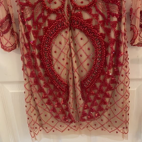 Beaded Nude with red beading . Size 1 GlamourHandmade in Madison - Picture 7 of 9